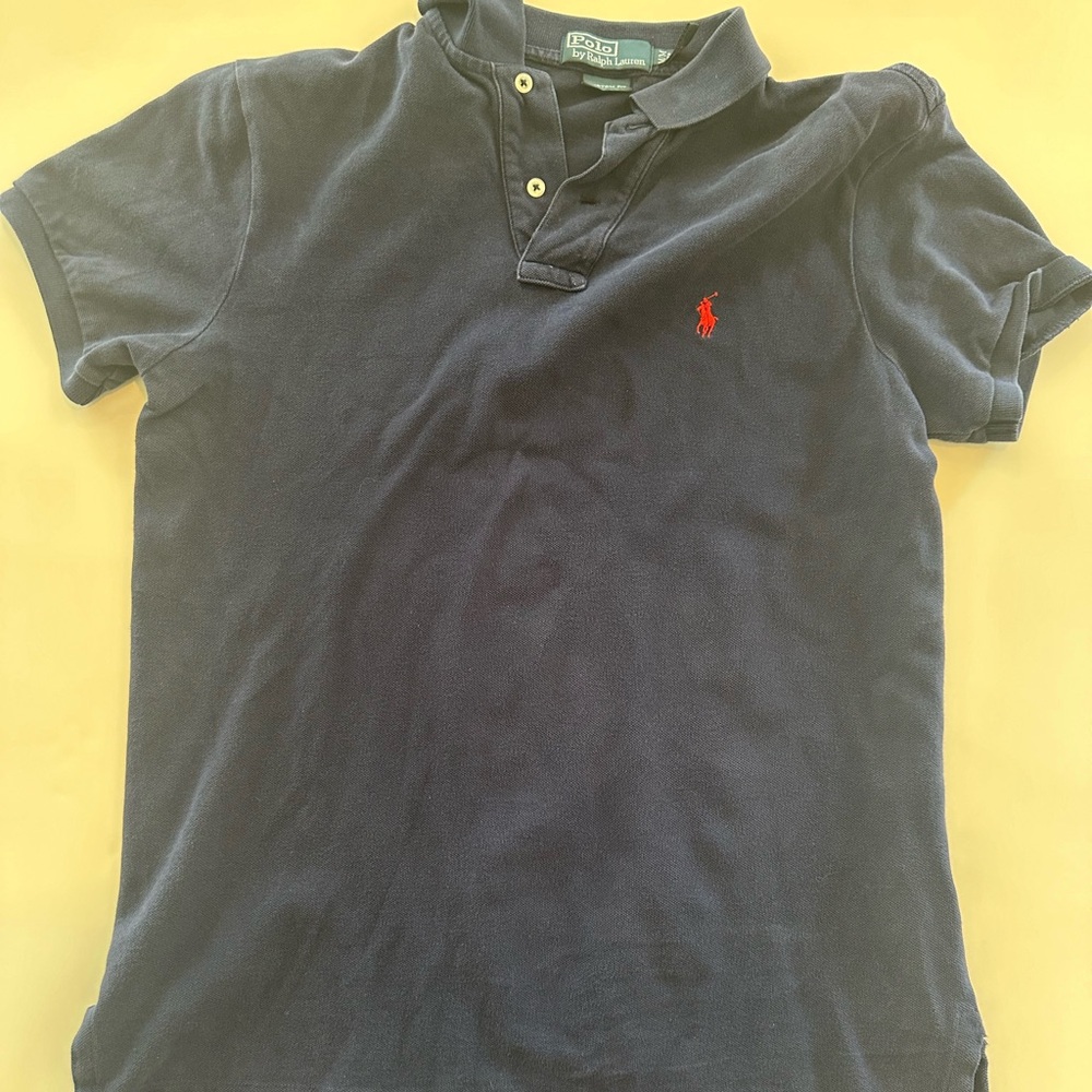 Polo ralph Lauren - blue dress shirt short sleeve